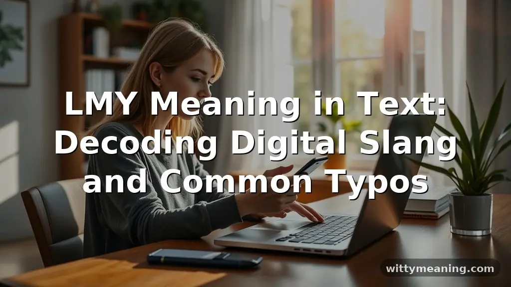 lmy meaning in text