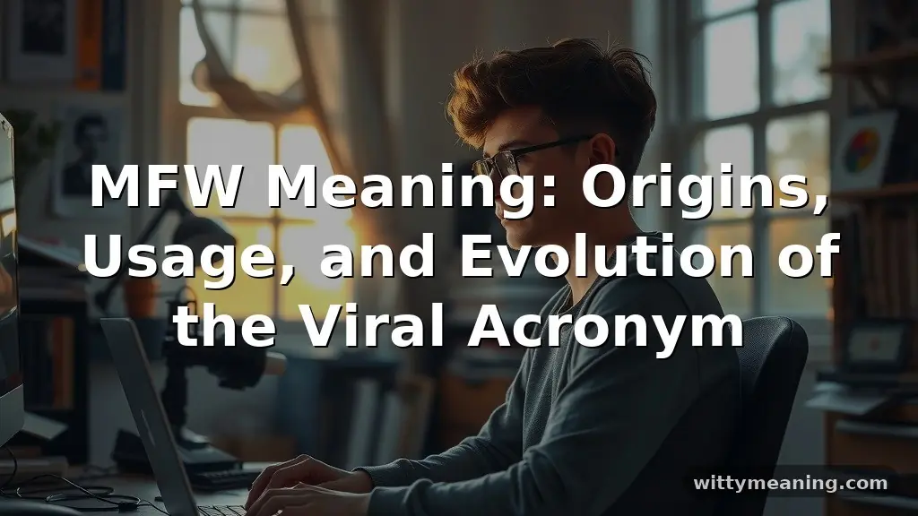 mfw meaning
