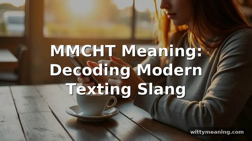 mmcht meaning