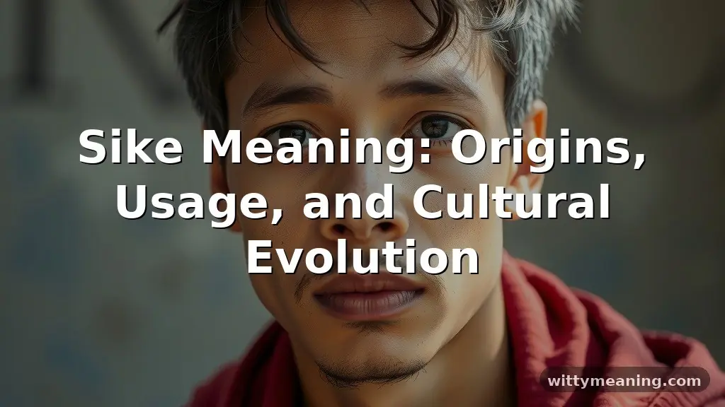 sike meaning