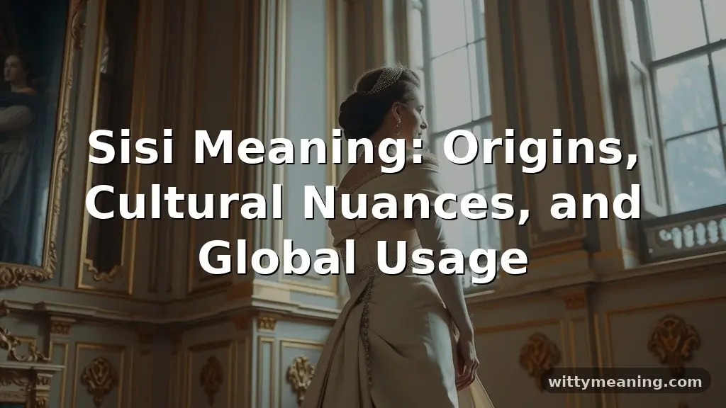 sisi meaning