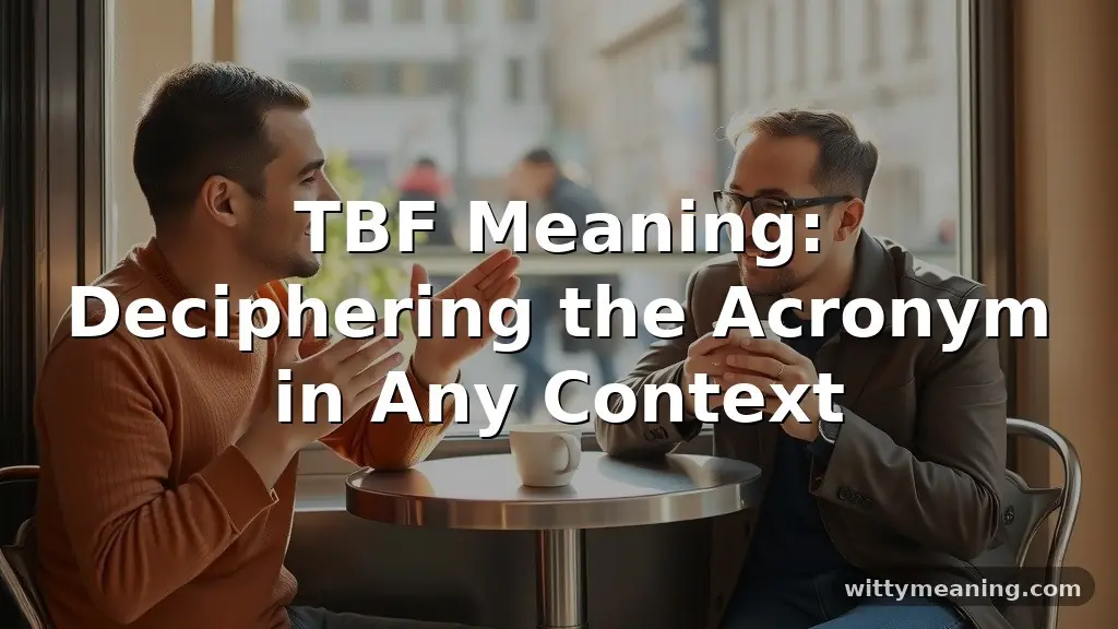 tbf meaning
