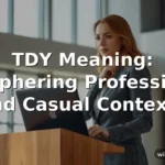 TDY Meaning