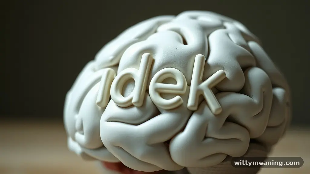 The Psychology of Using Internet Shorthand - what does idek mean in text