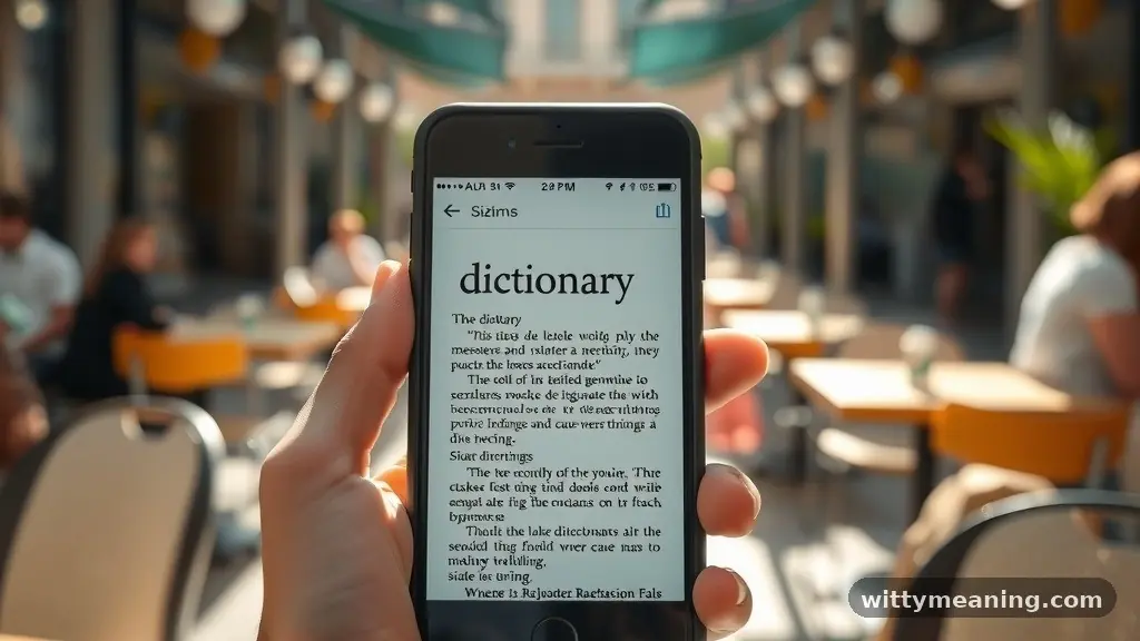 The Role of Online Dictionaries - what does oss mean in text