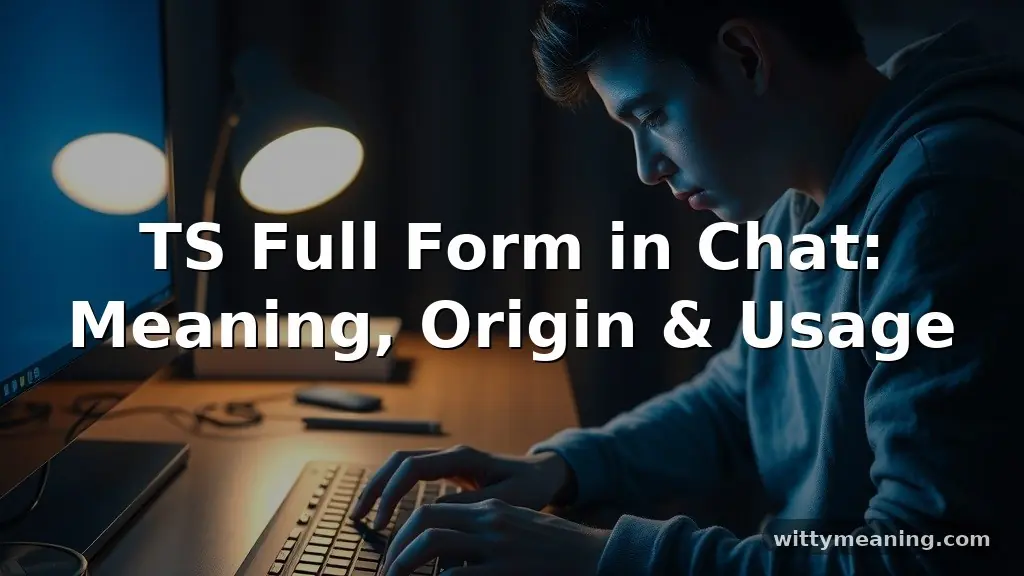 ts full form in chat