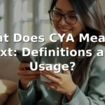 what does cya mean in text