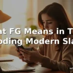 what does fg mean in text