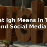 what does igh mean in text