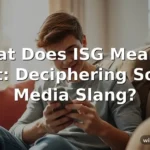 what does isg mean in text
