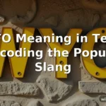 wyo meaning in text