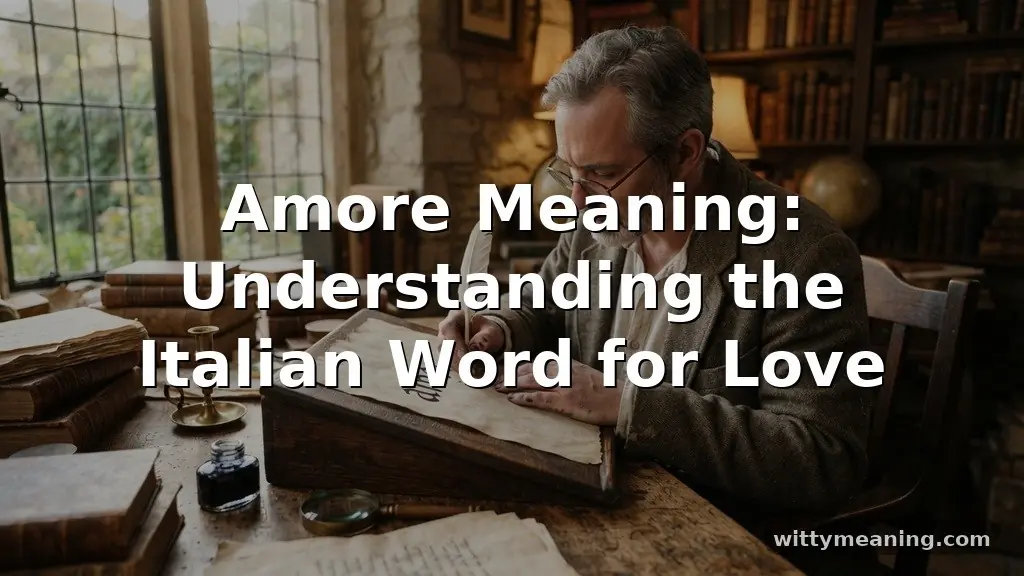 amore meaning