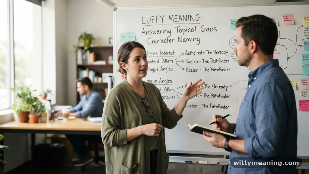 Answering Topical Gaps in Character Naming - luffy meaning