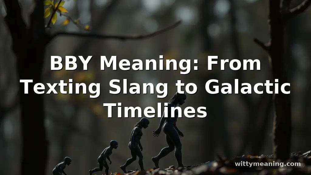 bby meaning