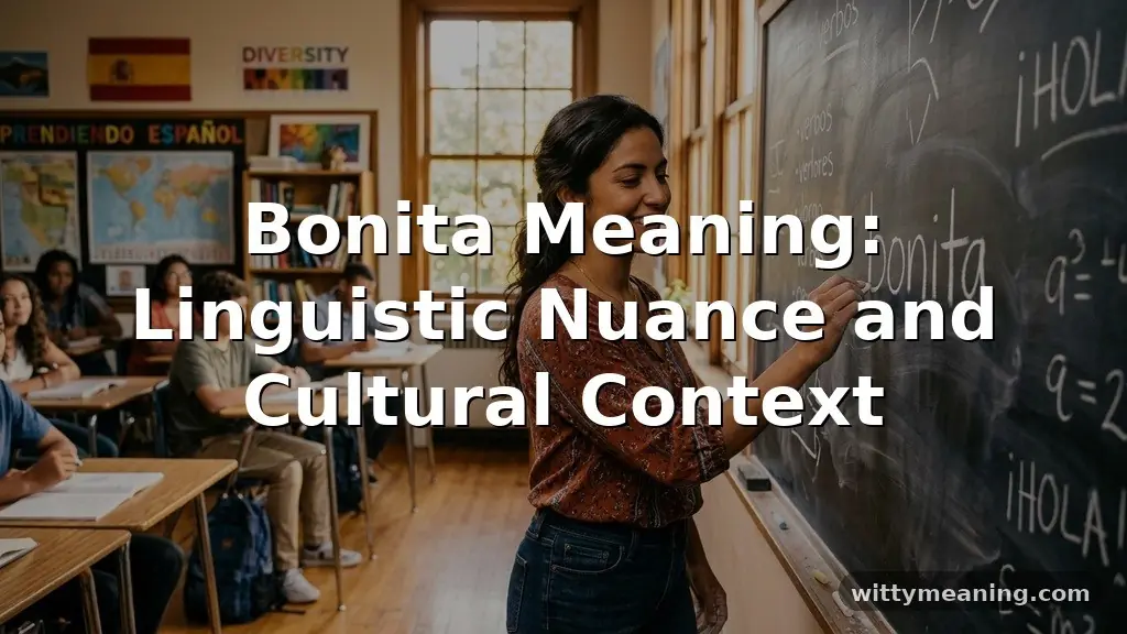 bonita meaning