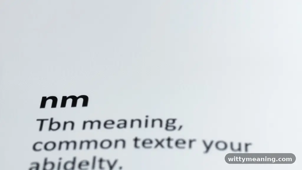 Comparing Common Texting Abbreviations - nm meaning text
