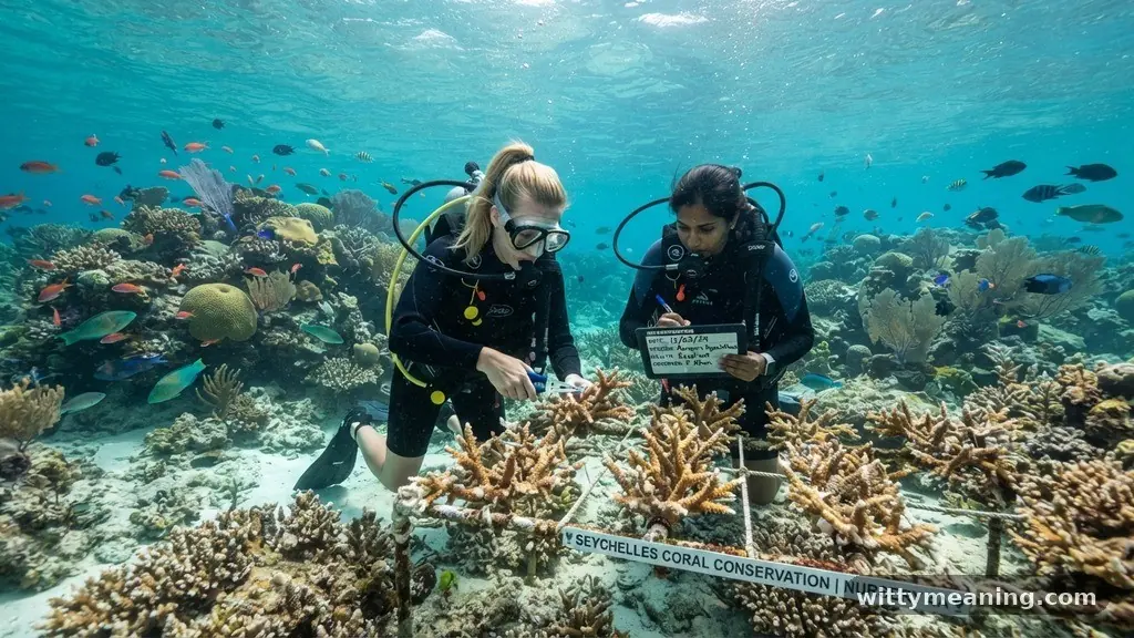 Coral Reefs and Marine Conservation - seychelles meaning in text