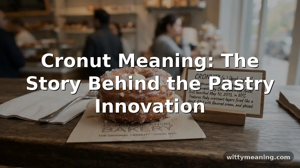cronut meaning