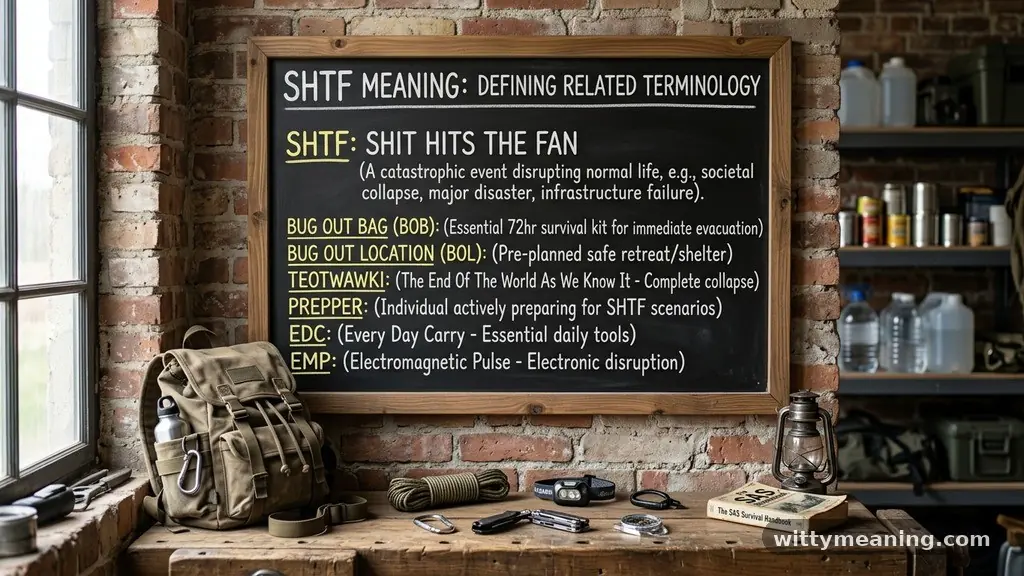 Defining SHTF and Related Terminology - shtf meaning