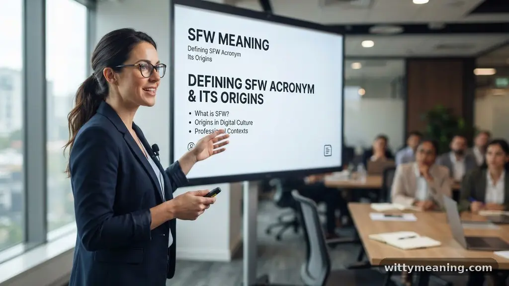 Defining the SFW Acronym and Its Origins - sfw meaning