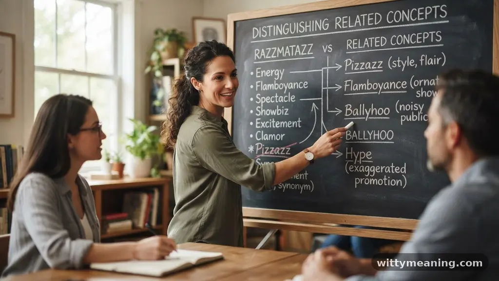 Distinguishing Between Related Concepts - razzmatazz meaning