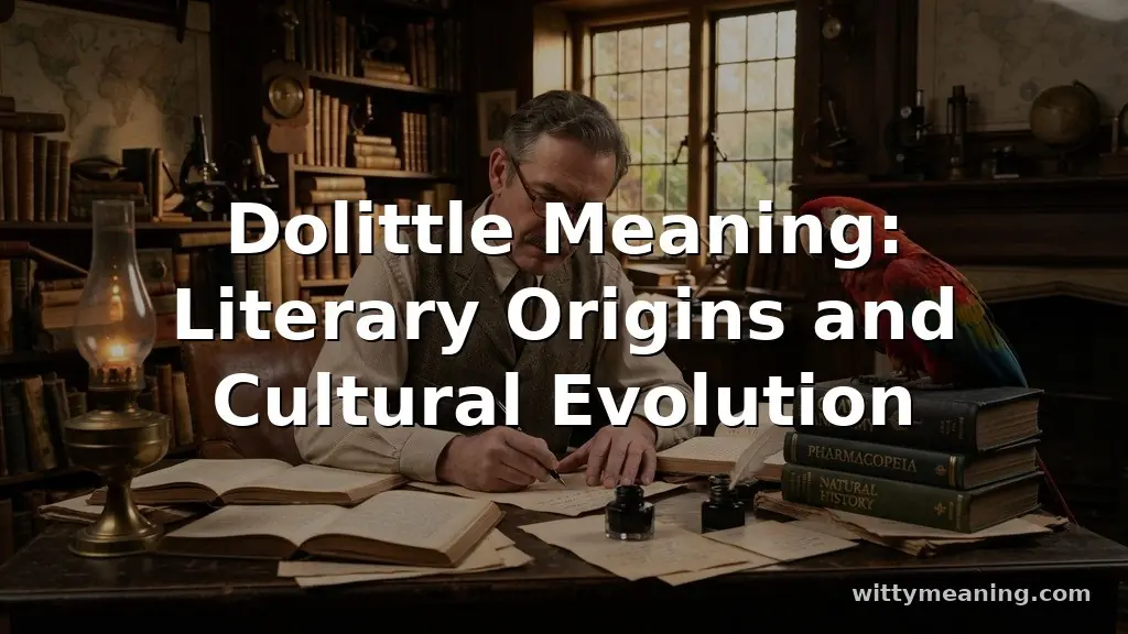 dolittle meaning