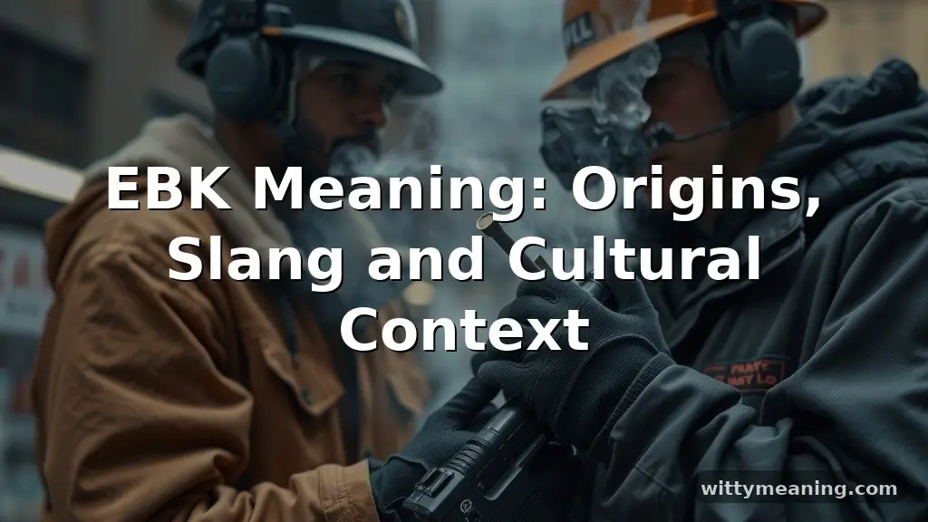 ebk meaning