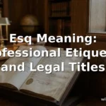 esq meaning