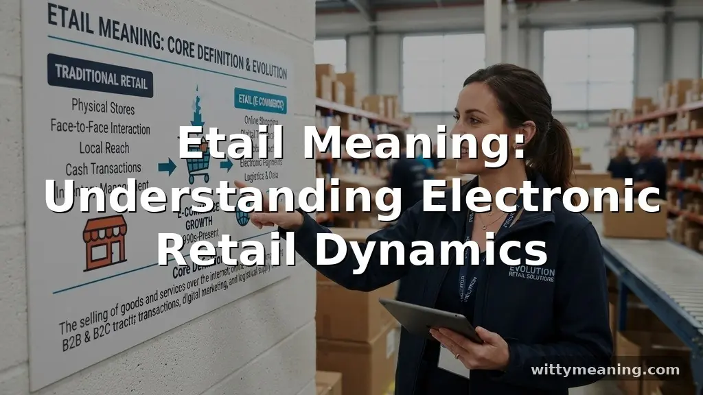 etail meaning