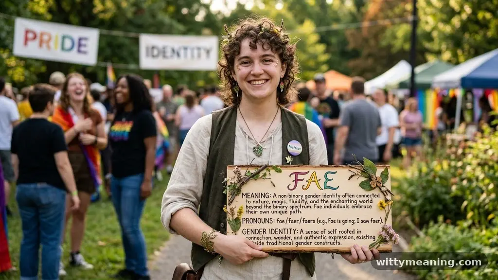 Fae Pronouns and Gender Identity - fae meaning