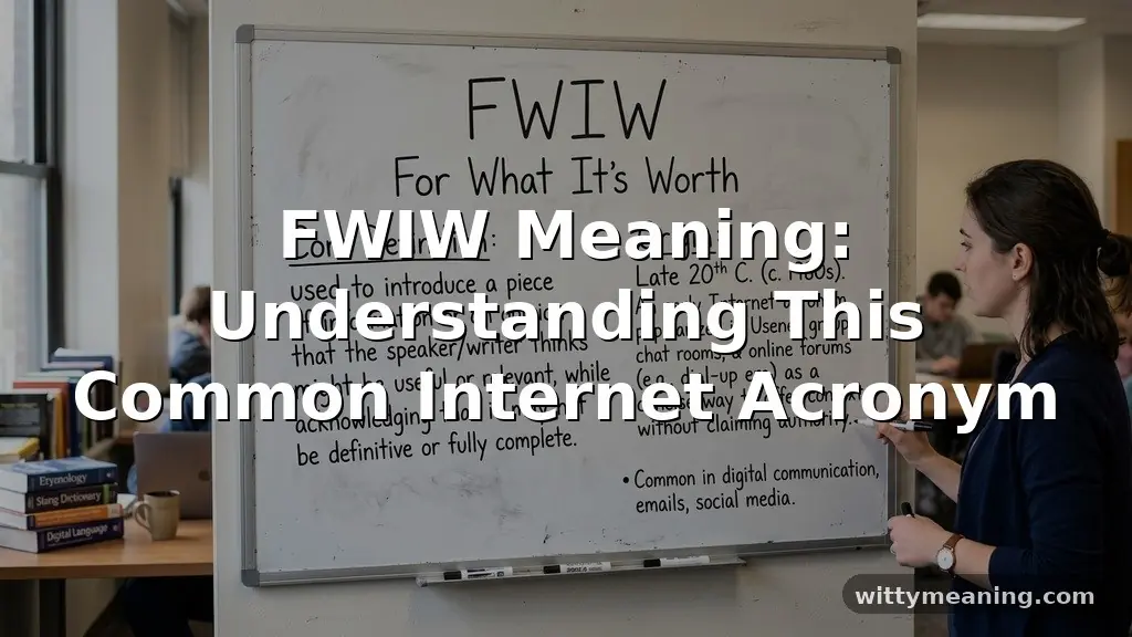 fwiw meaning