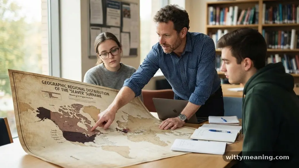 Geographic and Regional Distribution - seaver meaning