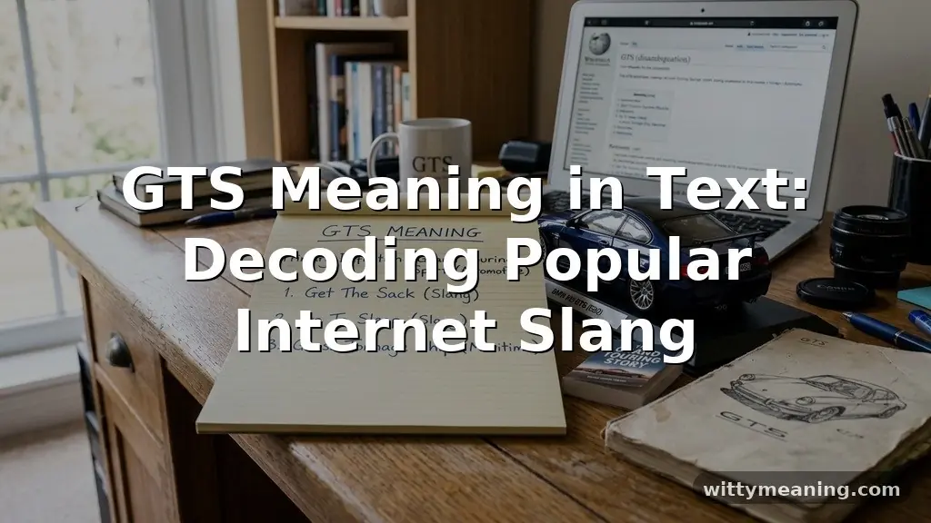 gts meaning in text