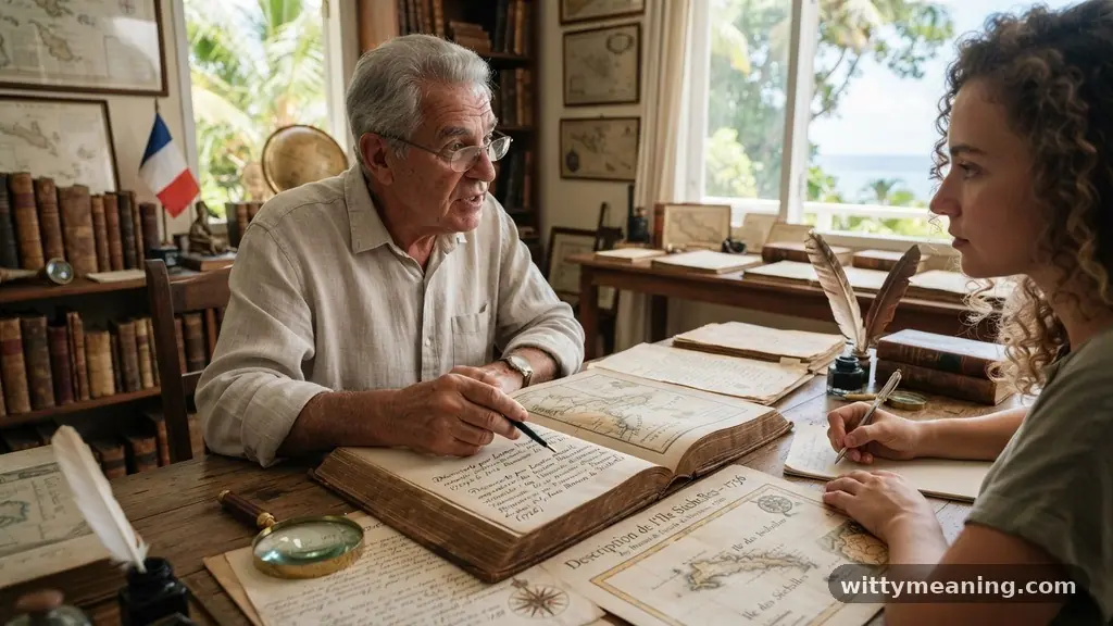 Historical Etymology and French Origins - seychelles meaning in text