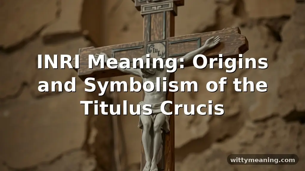 inri meaning
