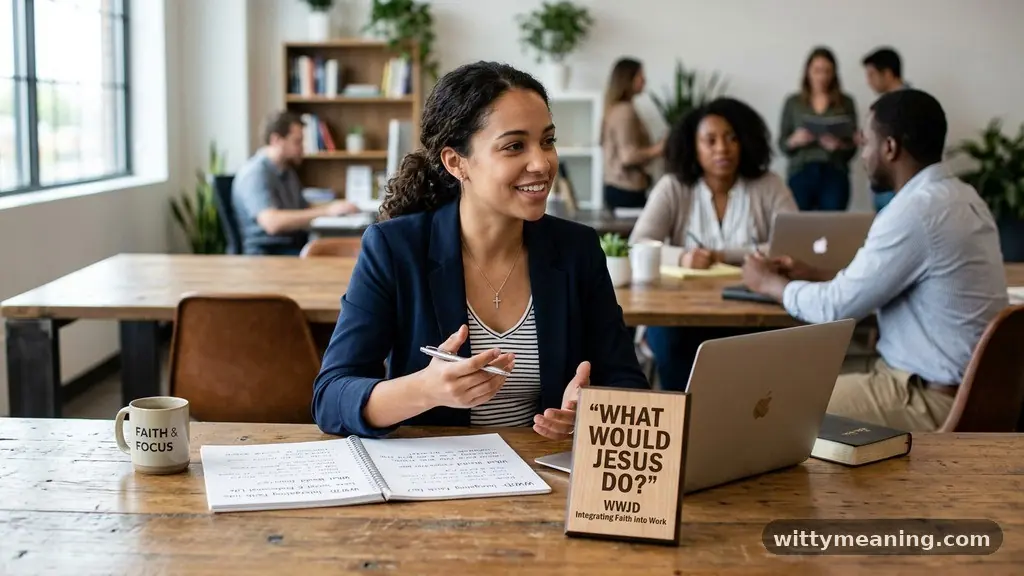 Integrating Faith into Social and Professional Life - wwjd meaning