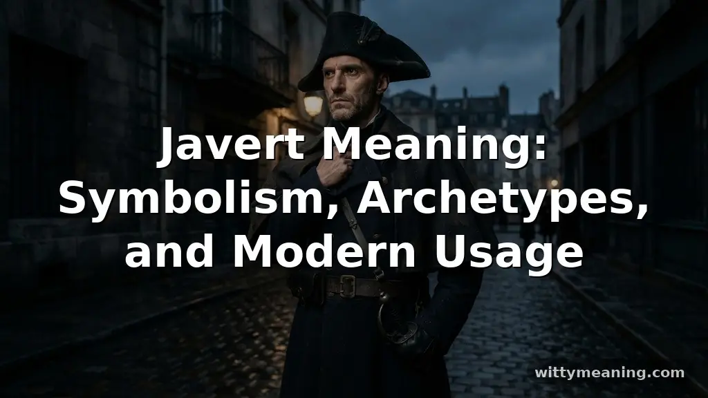 javert meaning