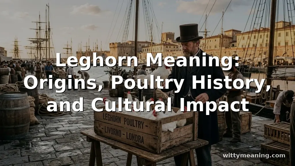 leghorn meaning