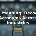 lmr meaning