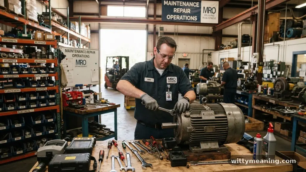 Maintenance, Repair, and Operations in Business - mro meaning