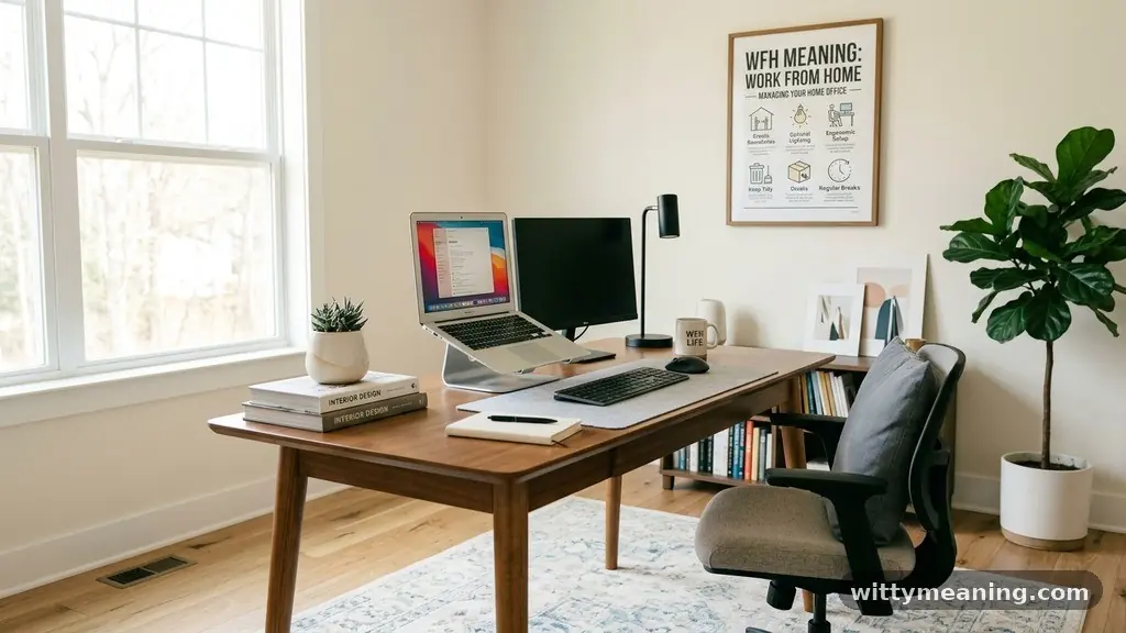 Managing Your Home Office Setup - wfh meaning