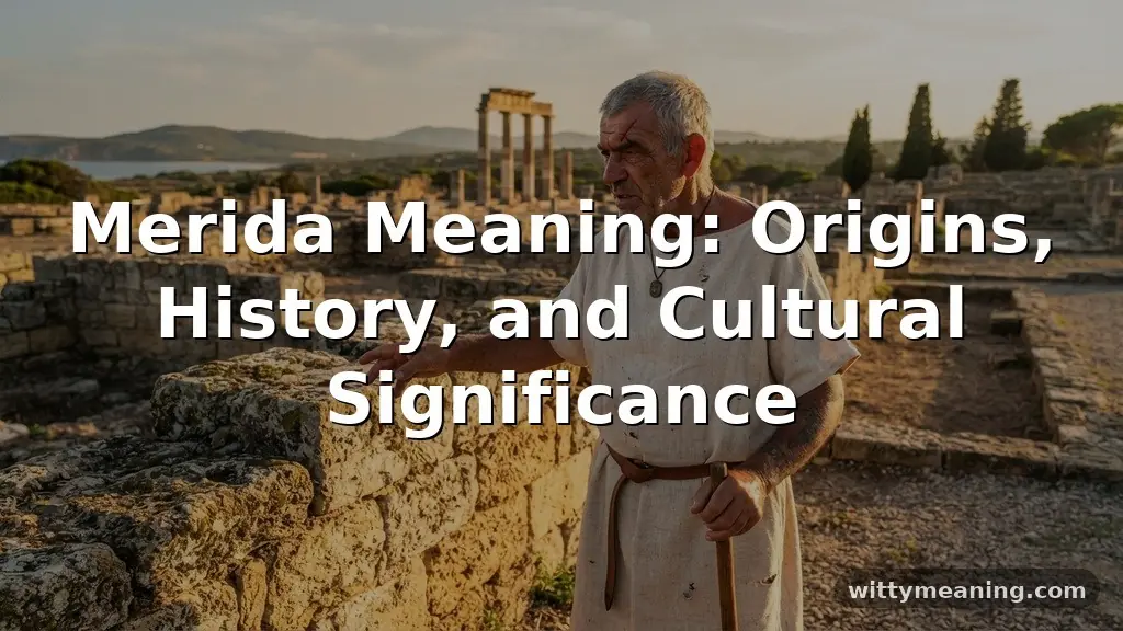 merida meaning