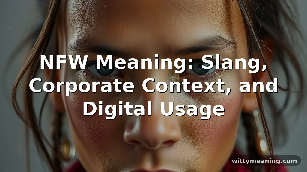 nfw meaning
