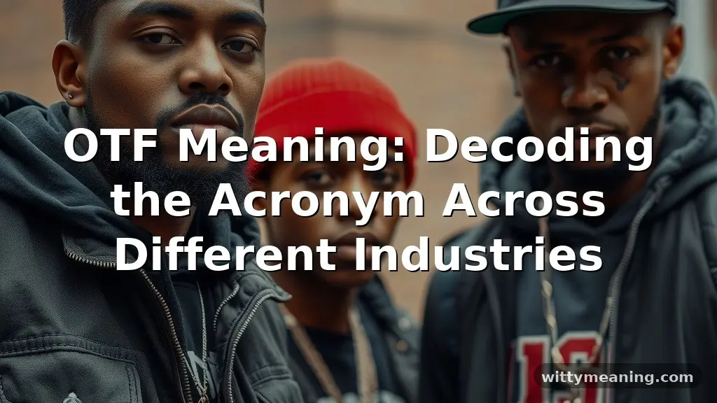 otf meaning