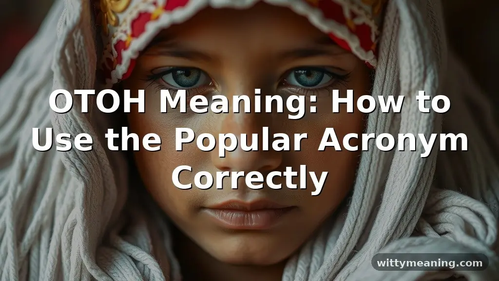 otoh meaning