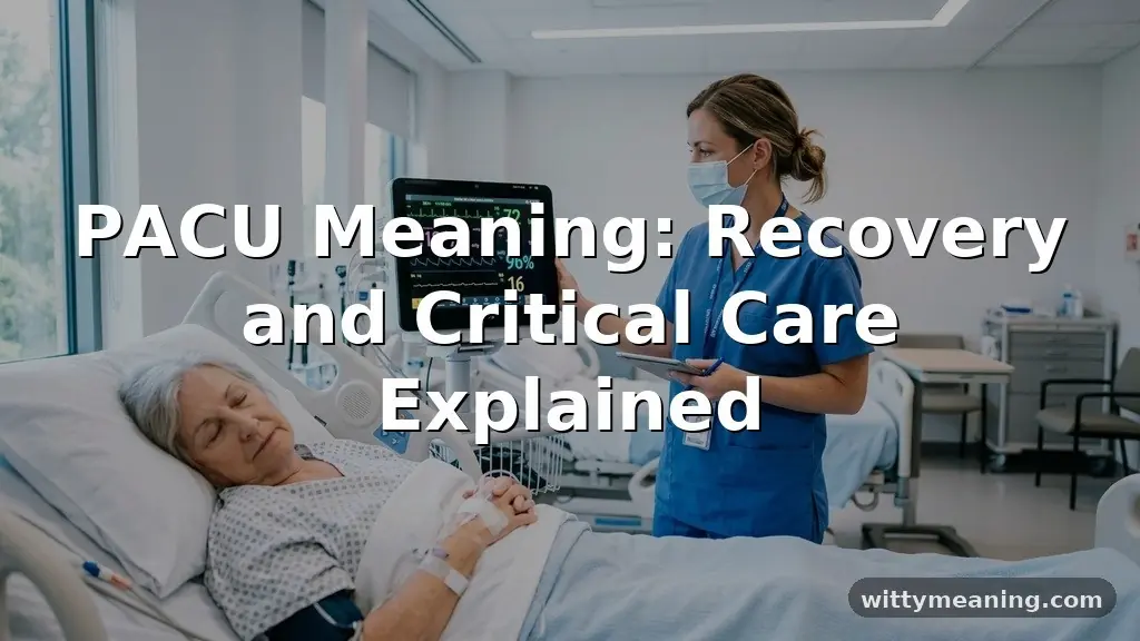 pacu meaning