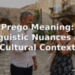 prego meaning