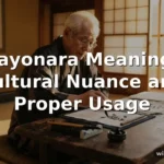 sayonara meaning