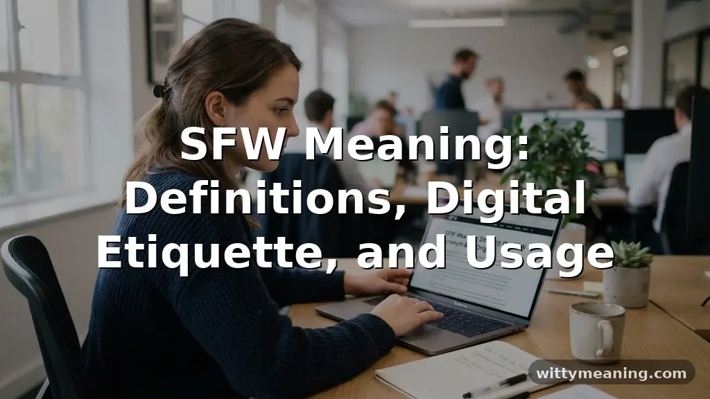 sfw meaning