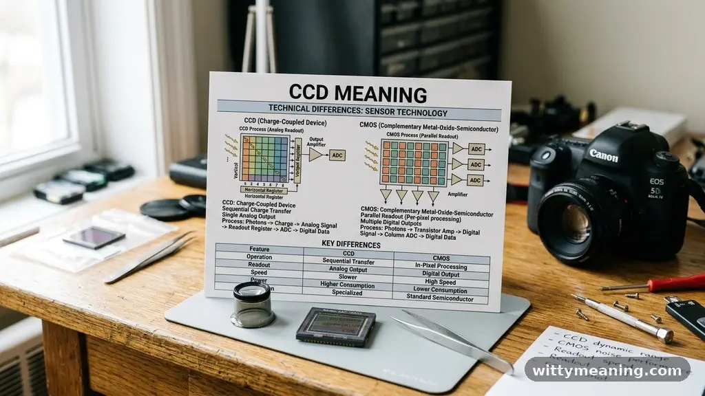 Technical Differences in Sensor Technology - ccd meaning